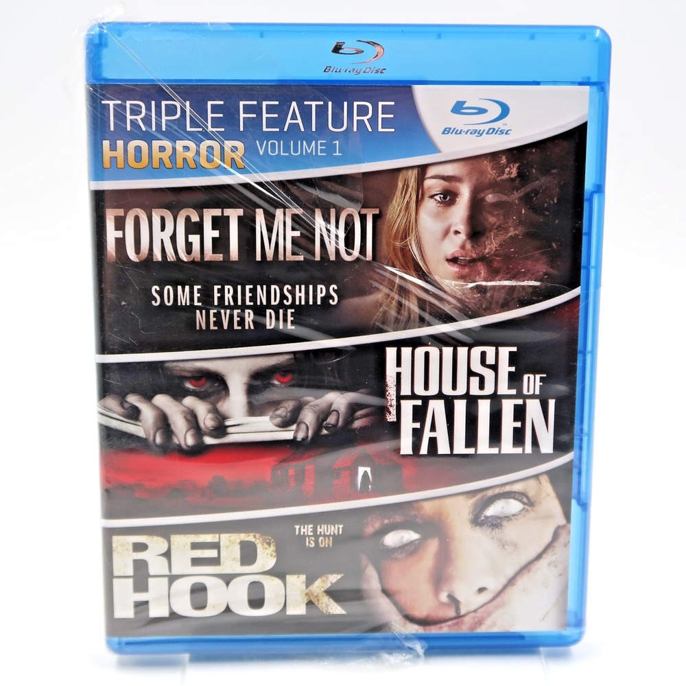 Horror Triple Feature Vol 1 Blu-ray Forget Me Not House of Fallen Red Hook R